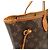 Borsa Tote Louis Vuitton Monogram Neverfull MM Marrone - vista 5
