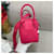 Hermès Lindy Mini Swiff leather Rosa  - vista 6