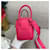 Hermès Lindy Mini Swiff leather Rosa  - vista 7