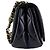 Borsa a tracolla Chanel in agnello Nero - vista 2