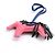 Hermès Charm per borsa Hermes Rodeo PM Rosa Blu - vista 2