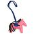 Hermès Charm per borsa Hermes Rodeo PM Rosa Blu - vista 3