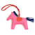 Hermès Charm para bolso Hermes Rodeo MM Rosa Azul  - vista 1