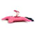 Hermès Charm para bolso Hermes Rodeo MM Rosa Azul  - vista 4