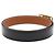 Hermès Cinturón reversible HERMES Chaine d'Ancre Castaño Negro - vista 3