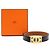 Hermès Cinturón reversible HERMES Chaine d'Ancre Castaño Negro - vista 9