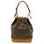 Borsa a Spalla Louis Vuitton Monogram Noe Marrone - vista 2