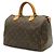 Borsa Louis Vuitton Monogram Speedy 30 Marrone - vista 3
