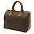 Louis Vuitton Monogram Speedy 25 Handtasche Braun - Ansicht 3