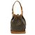 Borsa a Spalla Louis Vuitton Monogram Noe Marrone - vista 2