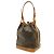 Borsa a Spalla Louis Vuitton Monogram Noe Marrone - vista 3