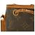 Borsa a Spalla Louis Vuitton Monogram Noe Marrone - vista 5