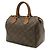 Borsa Louis Vuitton Monogram Speedy 25 Marrone
