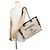 Borsa Tote Chanel Deauville Line Medium Multicolore Beige - vista 4