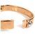 Bracciale rigido in metallo oro rosa Louis Vuitton D'oro - vista 5
