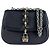 Borsa a tracolla in pelle nera Louis Vuitton Nero