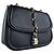 Borsa a tracolla in pelle nera Louis Vuitton Nero - vista 9