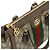 Borsa Gucci Beige Small GG Supreme Web Ophidia - vista 4