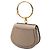 Borsa a tracolla Nile in piccola pelle marrone Chloé Taupe - vista 2