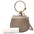 Borsa a tracolla Nile in piccola pelle marrone Chloé Taupe - vista 7