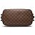 Louis Vuitton Cabas Rivington in Damier Ebene marrone - vista 3