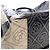 Borsa Bowling Chanel Black Large Coated Canvas Camellia Maxi Logo Nero - vista 13