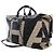 Borsa Bowling Chanel Black Large Coated Canvas Camellia Maxi Logo Nero - vista 4