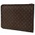 Louis Vuitton Poche Documents Portfolio Marrone Monogram - vista 2
