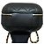 Chanel Vanity Case aus schwarzem gestepptem Lammleder mit Kette - Ansicht 2