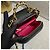 Chanel Vanity Case aus schwarzem gestepptem Lammleder mit Kette - Ansicht 7