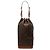 Borsa Bucket Long Le Monogramme in Tela Cerata Marrone Saint Laurent Marrone scuro