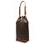 Borsa Bucket Long Le Monogramme in Tela Cerata Marrone Saint Laurent Marrone scuro - vista 2