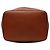 Borsa Bucket Long Le Monogramme in Tela Cerata Marrone Saint Laurent Marrone scuro - vista 3