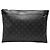 Pochette Louis Vuitton Black Monogram Eclipse Discovery GM Nero