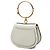 Borsa a tracolla Nile in pelle grigia piccola Chloé Marrone Grigio - vista 2
