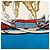 Sciarpa in seta Hermès Blue Marine et Cavalerie 90 - vista 4