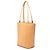 Tote in pelle marrone Burberry Caramello - vista 2
