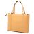 Tote in pelle marrone Burberry Caramello - vista 2