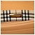 Tote in pelle marrone Burberry Caramello - vista 5