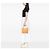 Tote in pelle marrone Burberry Caramello - vista 6