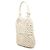 Borsa bucket in nappa bianca macramé Miu Miu Bianco Crudo - vista 2