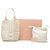 Borsa bucket in nappa bianca macramé Miu Miu Bianco Crudo - vista 8