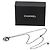 Collana con pendente Chanel Black CC placcato rutenio e strass Nero - vista 6