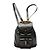 Gucci Black Calfskin Bamboo Drawstring Backpack