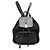 Gucci Black Canvas and Calfskin Jackie Drawstring Backpack