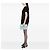 Clutch Skull in pelle con stampa coccodrillo blu Alexander McQueen Blu chiaro - vista 6