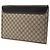 Clutch Gucci Beige Large GG Supreme - vista 2