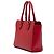 Sacote conversível Prada Red em Saffiano com acabamento em couro de vitelo macio Vermelho - vista 2