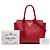 Sacote conversível Prada Red em Saffiano com acabamento em couro de vitelo macio Vermelho - vista 7