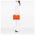 Portadocumenti Valentino in pelle arancione con Rockstud VLTN - vista 7